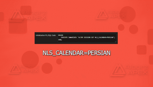 oracle apex nls_calendar=persian