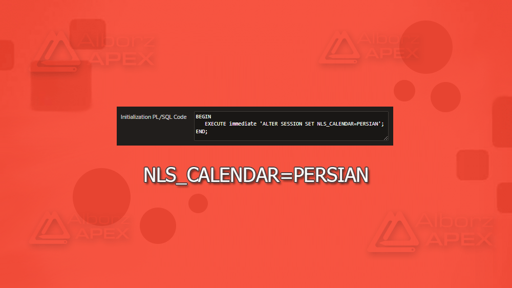 oracle apex nls_calendar=persian
